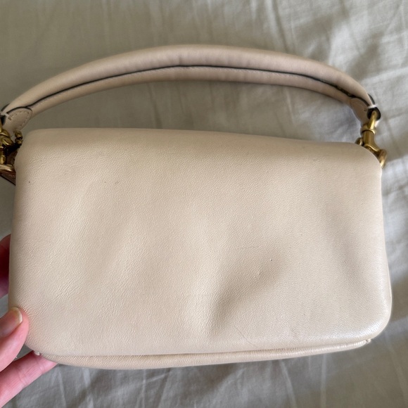 COACH Pillow Tabby Shoulder Bag 18, Cream - Picture 5 of 10